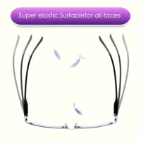 4pcs Fashion Reading Glasses Classic Design with PC Material Unisex Fit Comfortable Reading Experience for Adult +1.0 To +4.0 5