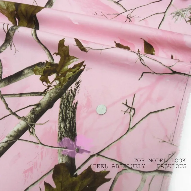 Pink Bionic Camouflage Fabric Making Equipment Hidden Sunshade 1.5m Width Hunting Accessories Tactical Gear Sewing Telas Sports