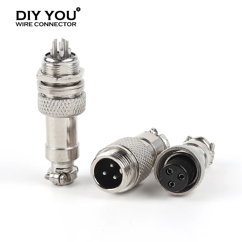 5 Set GX12 Mutter/Docking Typ Draht Stecker Männlich Weiblich Luftfahrt Steckdose 2/3/4/5/6/7 Pin Elektrische Kabel Steckbare Anschlüsse