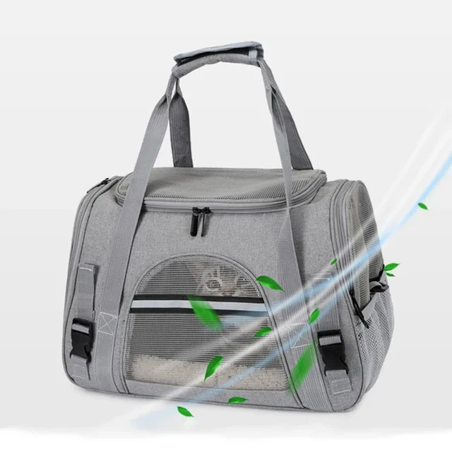 Dog Cat Backpack Carrier Bag Portable With Mesh Window Airline Approved Small Pet Transport Bag Carrier For Dogs Travel Car Seat 2