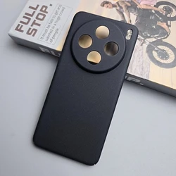 Frosted Sandstone Hard PC Ultra Slim Matte Shockproof Phone Case for VIVO X200promini (Black)