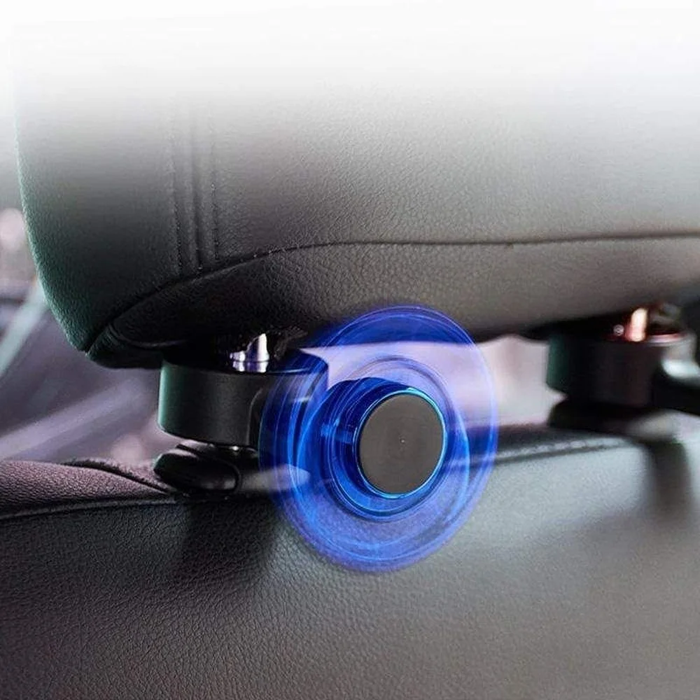 Multifunctional Car Hook 360 Degree Auto Seat Headrest Hanger Bag Hook Holder for Bag Purse Cloth Grocery Storage Au