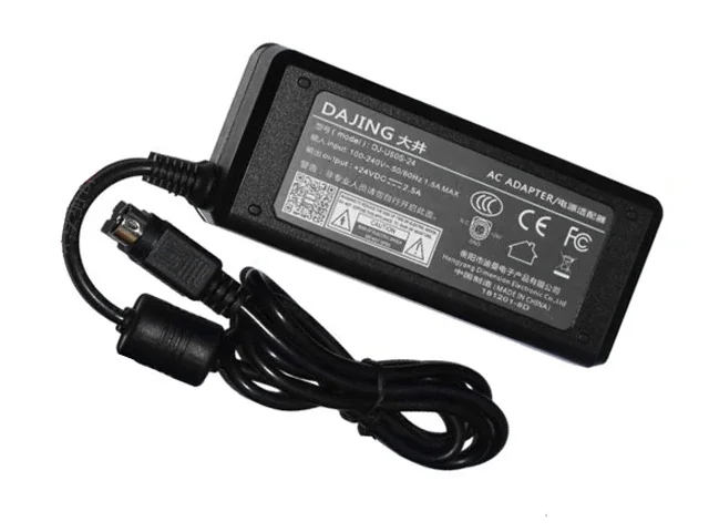 

Адаптер питания, Φ, 24V 2.5A, 3-контактный Din, IEC C14