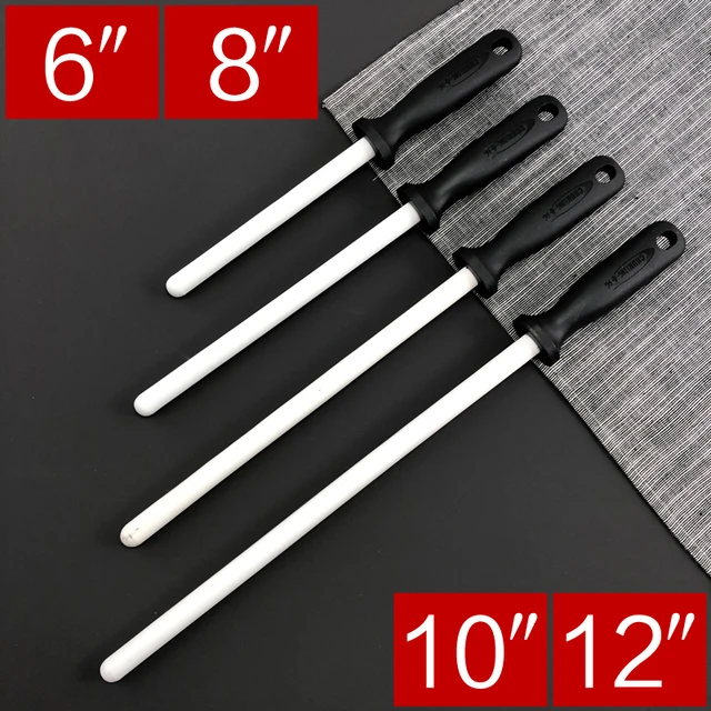 Sharpener Steel Sharpening Rod  Ceramic Rod Sharpening Knives - New 6 /7  /10 Ceramic - Aliexpress