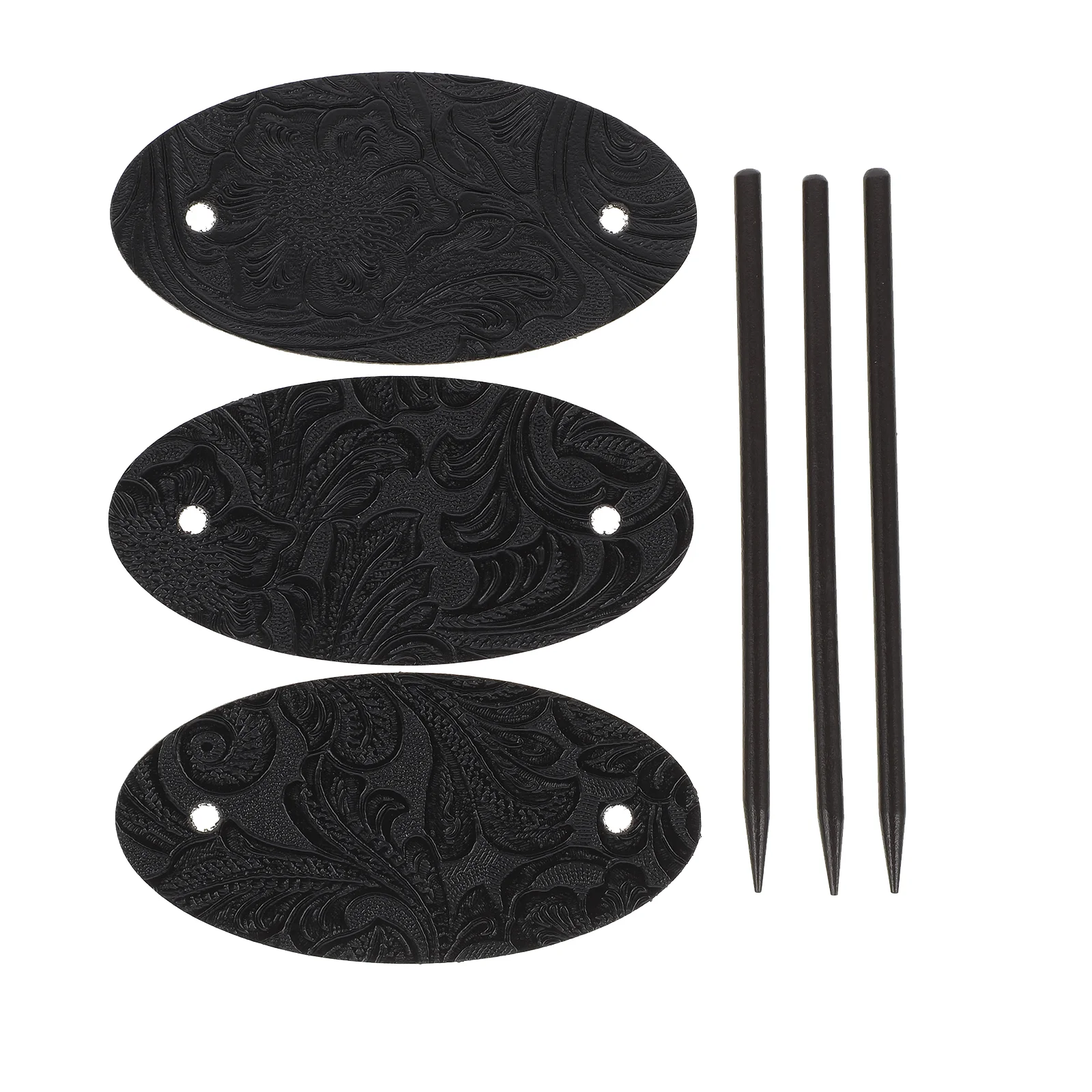 Hair Barrette Stick Oval Faux Hair Clip Hair Clips Slider Headdress Accessories Women Girls 3d printer accessories wanhao duplicator i3 y axis upgrade aluminum plate sc8uu slider kit