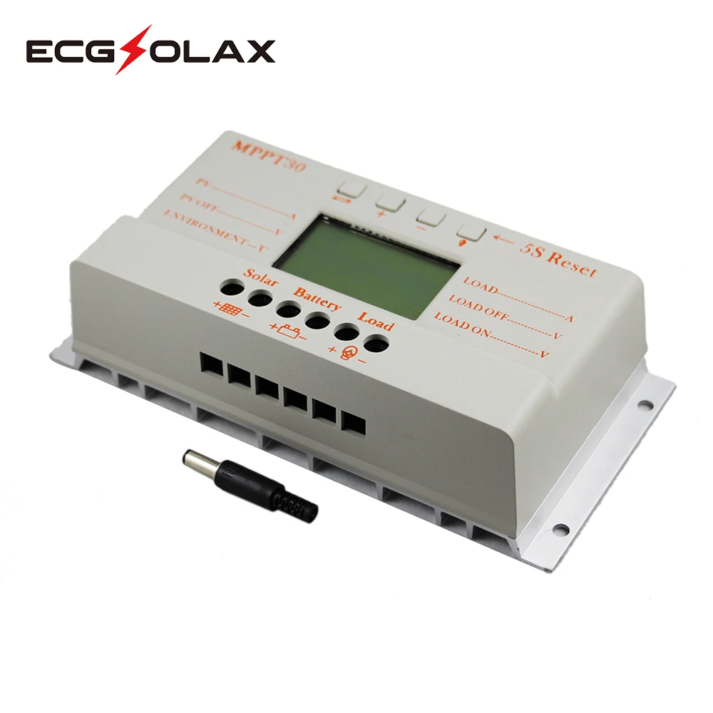 MPPT 30A Solar Charge Controller LCD 5V USB Output 12V 24V Auto Solar Battery Solar Panel Home Battery Charger Regulator M30
