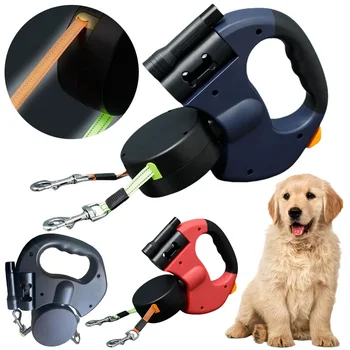 Dual Dog Leash with Light 1