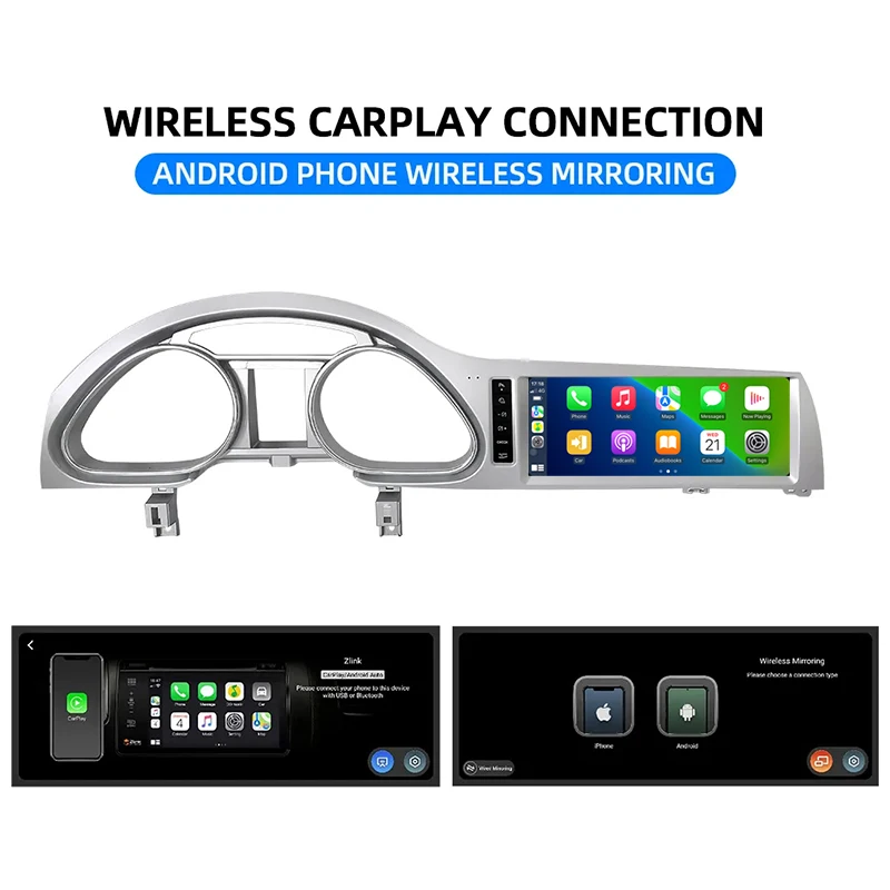 AUTOTOP-reproductor Multimedia de DVD para coche, dispositivo inalámbrico con Android, CarPlay, 4G, GPS, Navi, 10,25 pulgadas, 1920x720P, para Audi Q7, 4L, 2005-2015 3