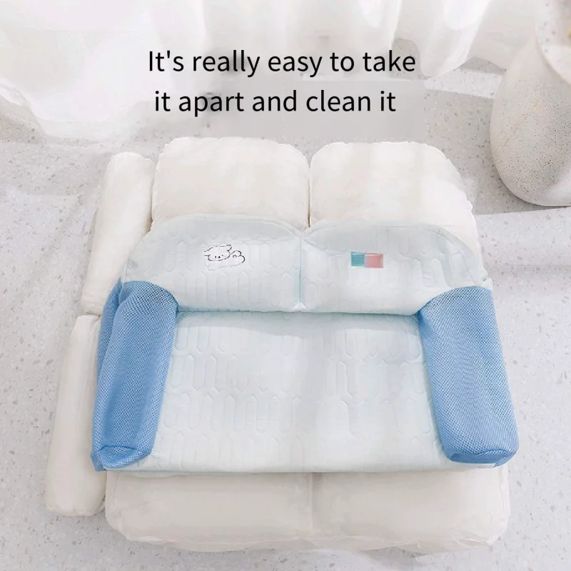 Pet Cooling Bed for Dogs Cats Ice Silk Dog Cooling Sofa Summer Dog Beds Cat Bed Washable