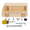 Nut Disassembly Busy Bus Educational Children's Toys Kids Birthday Gift Screw Car Model Screw Boys Creative Tool Assembled Toy 4