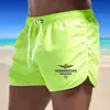 2024 Men's Fashion Printed Swimming Shorts Quick-Drying Beach Suit Breathable Drawstring Pocket 5