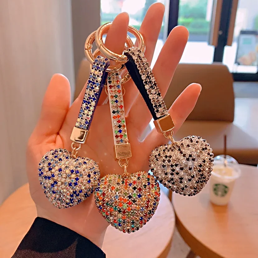 Rhinestone Keychain Accessories | Rhinestones Key Ring