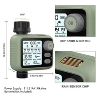 Eshico HCT-372 Water Timer Knob Easier to Operate LED Backlight Dark Night Guardian Rain Sensing More Intelligent Garden Tools 4