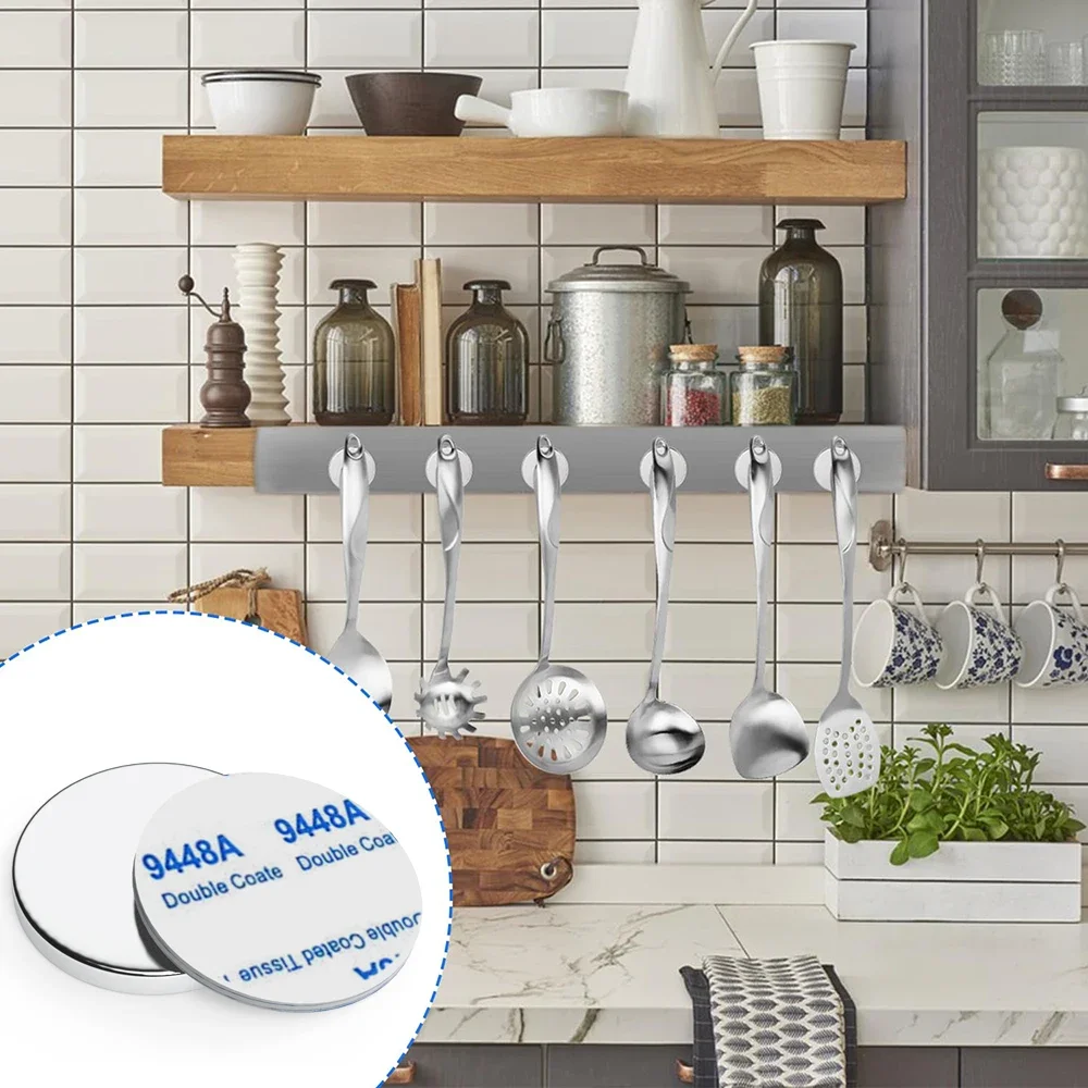 Super Powerful Magnet Neodymium With double-sided adhesive Magnet Round NdfeB N35 Strong Permanent Magnetic imanes Refrigerator