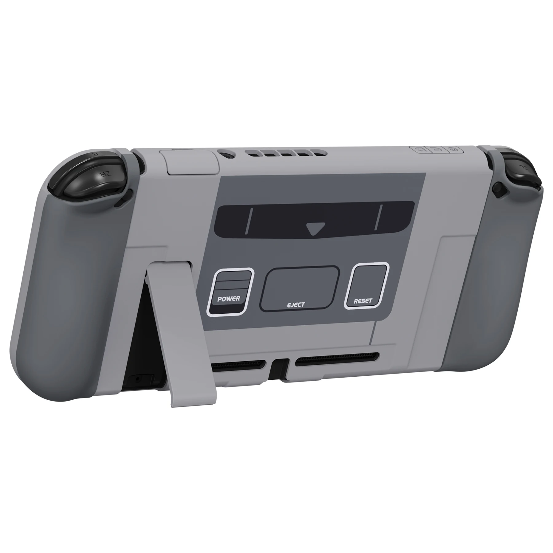 Playvital Altergrips Sfc Snes Clássico Estilo da ue Capa Ergonômica Dockable Capa Protetora para Nintendo Switch com Apertos de Polegar - Image 6