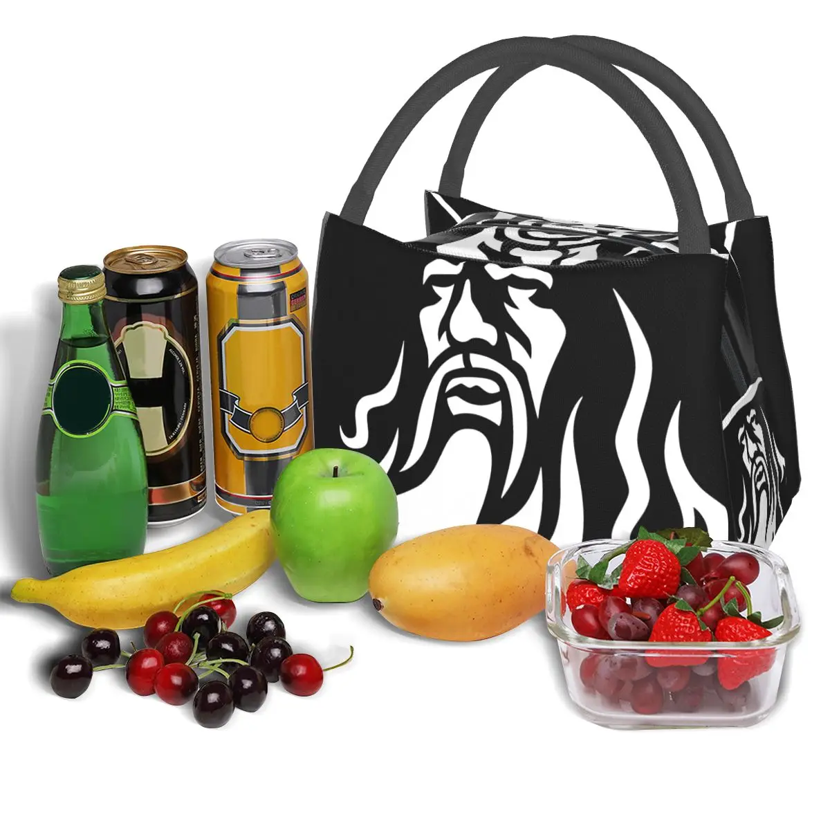 GAND ALF Logo Portable insulation bag for Cooler Thermal Food Office Pinic Container
