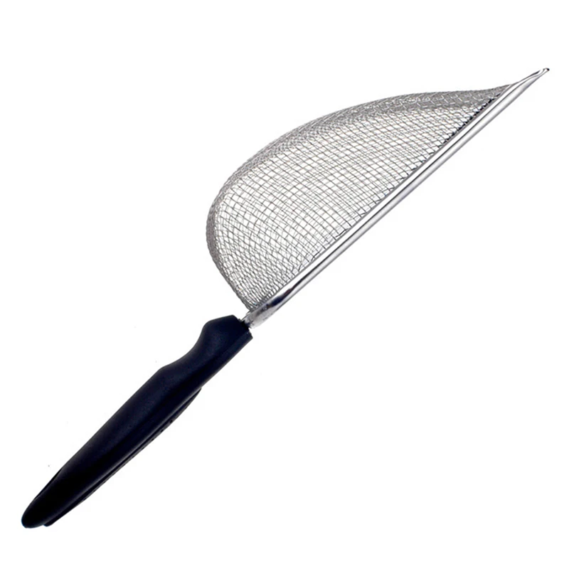 Pet Cleaning Tools Stainless Steel Feces Shovel Net Cat Litter Shovel Reptiles Lizard Sand Mesh Screen Fecal Spoon