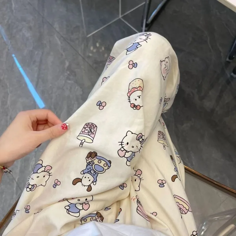 

Пижамные штаны Sanrio Kawaii Hello Kitty Kuromi My melody полакко, милые Мультяшные анимационные периферийные домашние подарки, оптовая продажа