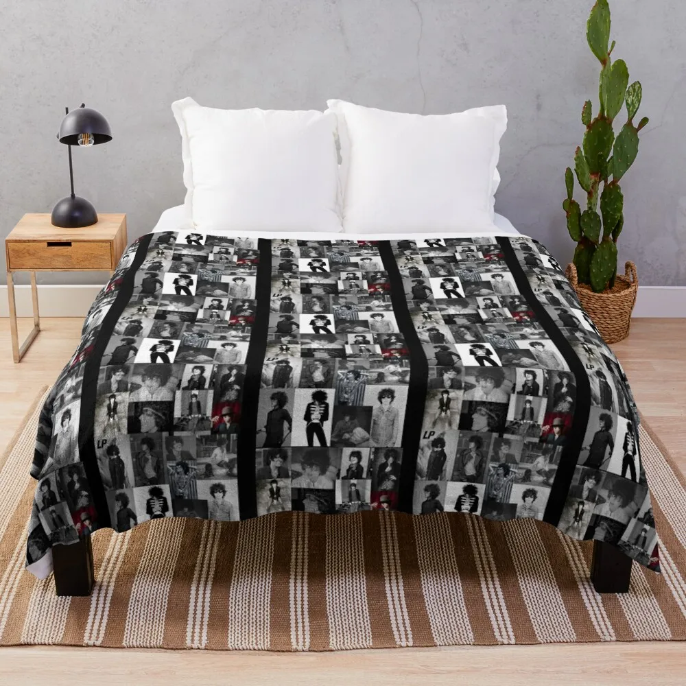 

Lp Throw Blanket Camping Plaid on the sofa Bed covers Shaggy Blankets