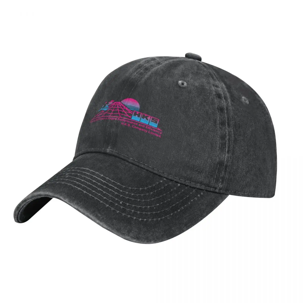 

HKS - Vaporwave II - Mount Fuji Black Cowboy Hat New In The Hat Luxury Brand New In Hat Baseball Men Women's