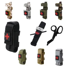 

Tactical First aid kit, Can match CAT Tourniquet Shear Tactical MOLLE Pouch / Belt Ideal gift for First Aid