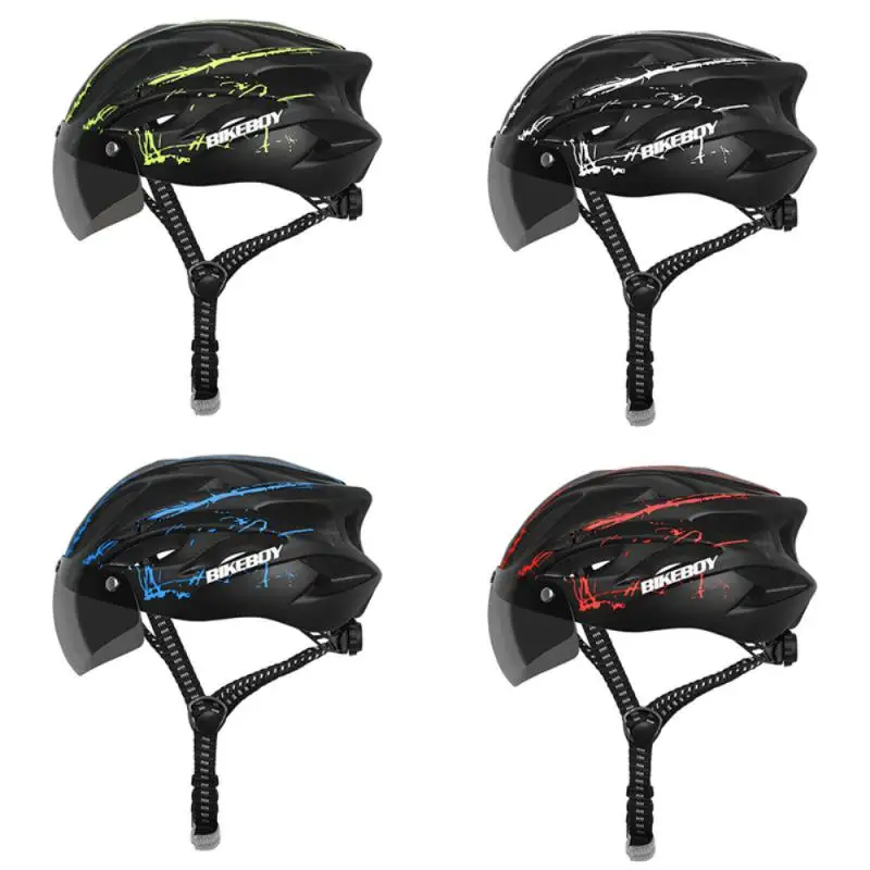 

Mountain Bike Helmet Unisex Motorcycle Helmet Safe With Detachable Magnetic Goggles Ultralight Helmet Cycling Equipment