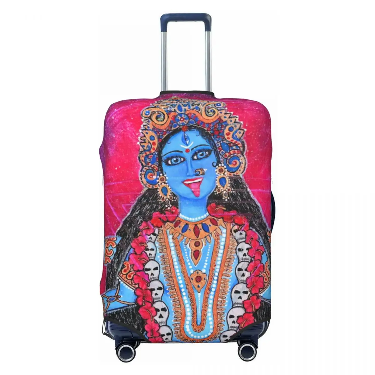 

Cosmic Kali Ma - Hindu Goddess Of Destruction Print Luggage Protective Dust Covers Elastic Waterproof 18-32inch Suitcase Cover