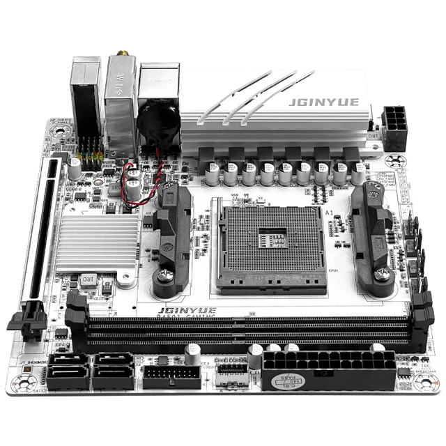 AMD Ryzen CPU와 호환되는 다양한 기능을 갖춘 JGINYUE AMD AM4 ITX 마더보드