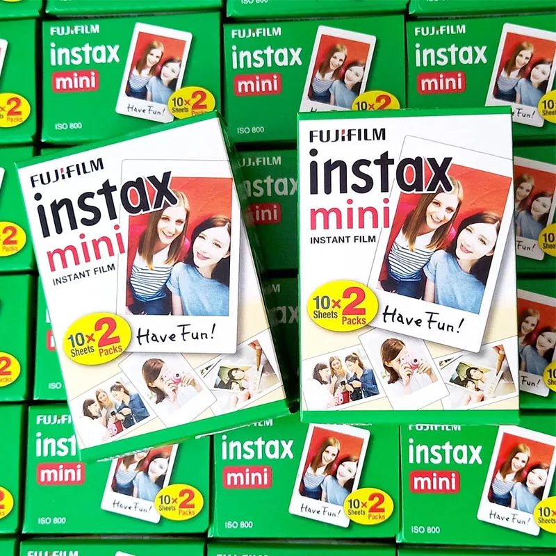 Fujifilm Instax Mini Film 10- 100 Fogli 3 Pollici White Edge Photo Paper Per Fuji Instant Mini Liplay 11 9 8 70 90 Fotocamera Instax