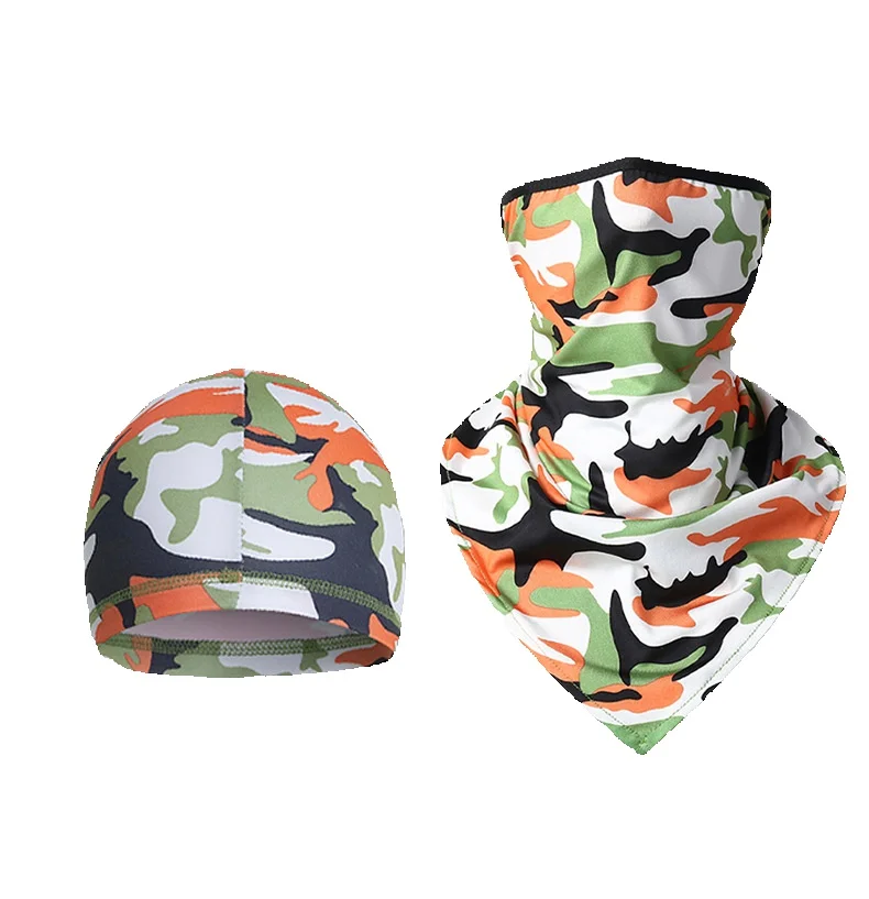 Multi functional magic face towel for outdoor cycling, sun protection, ice silk sleeves, seamless combination, moisture_voghion.com