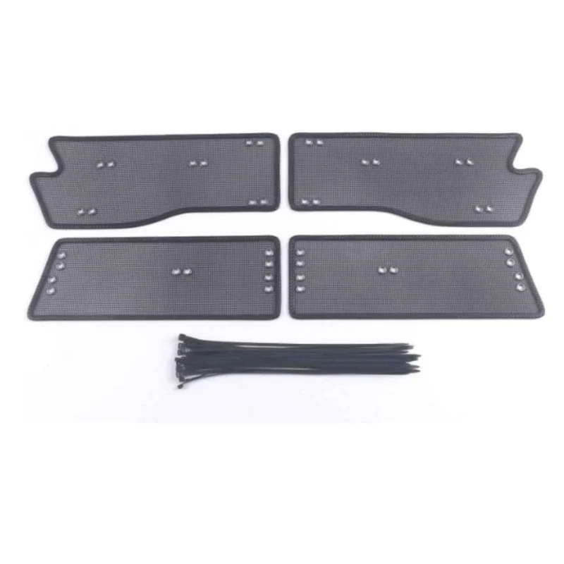 

4pcs Car Insect Screening Mesh Front Grille Insert Net Styling Air Intake Grille Stainless Steel For Kia Carnival Ka4 2021-2023