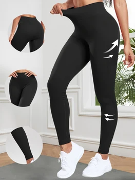 Leggings a costine senza cuciture da donna Collant da allenamento per il sollevamento del sedere a vita alta Tinta unita Pantaloni fitness semplici Abbigliamento casual