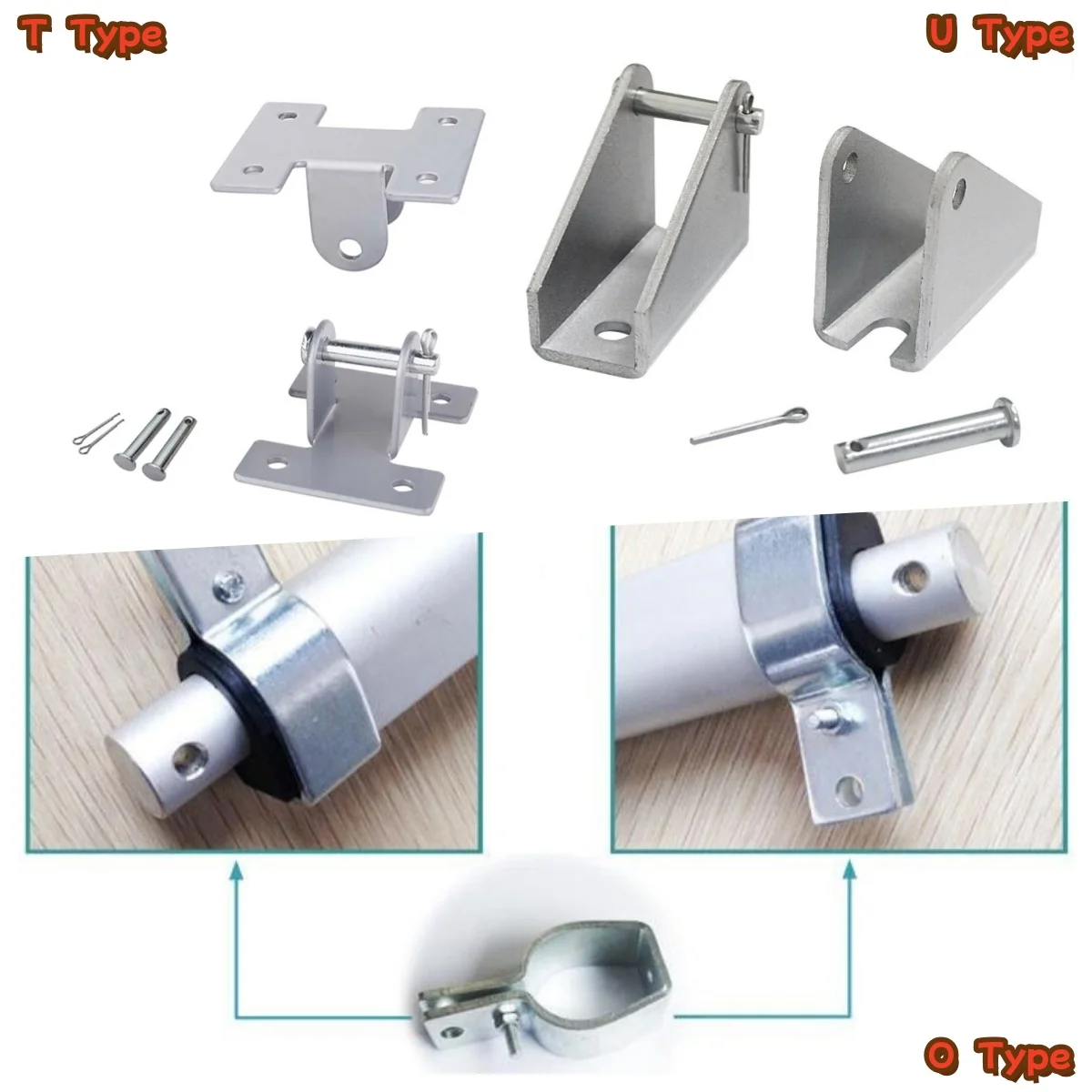 Linear Actuator Bracket Metal Material Linear Motor Bracket Electric Actuator Motor DC Reciprocating