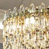 Modern Luxury Crystal Pendant Light LED Chandelier Living Room Kitchen Lamp Home Decor Decorative Ceiling Lighting Light Fixture 4