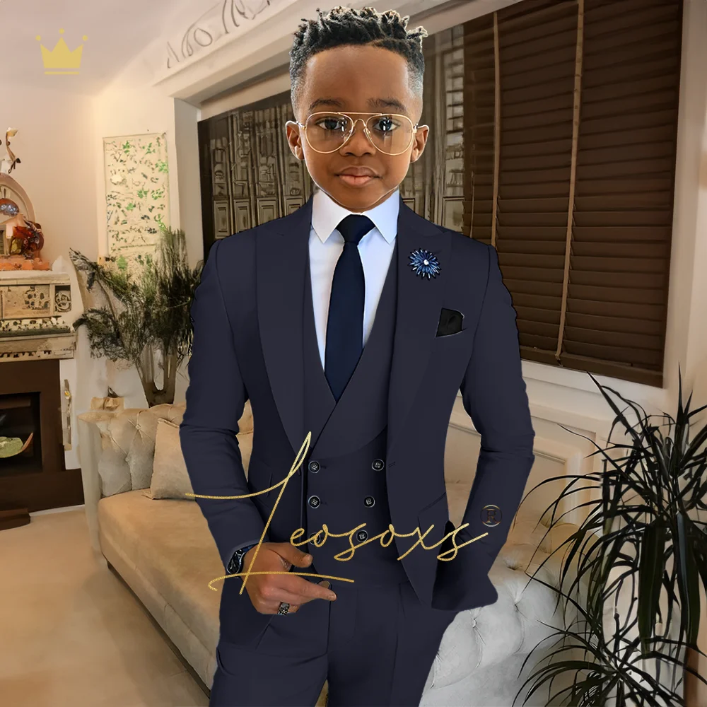 Boys suit 3 piece suit children's formal occasions 3-16 years old children's birthday party wedding festival dress Boys Formal Suit Set