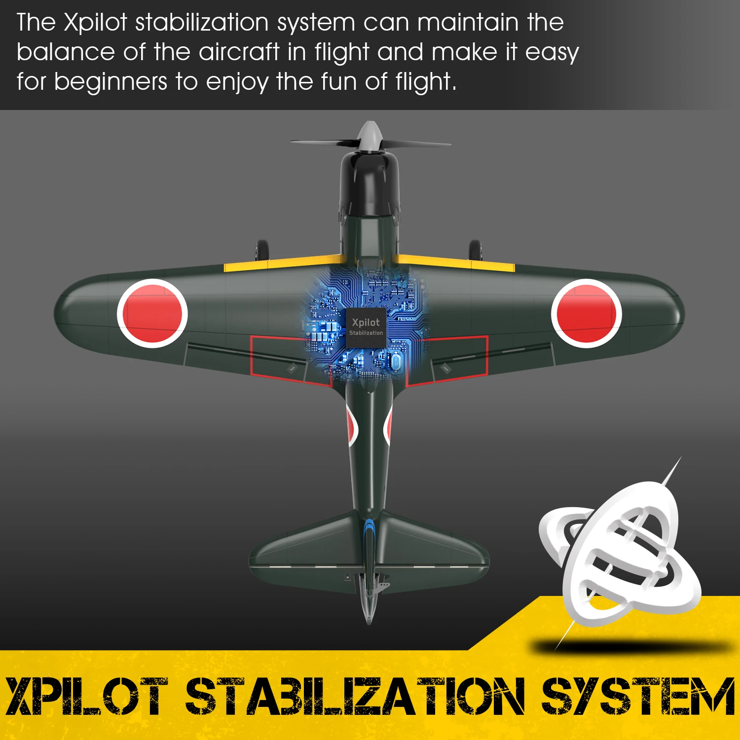 Volantex RC Plane 2.4G 4CH Remote Control Airplane EPP 400mm Wingspan 6-Axis Aerobatic Fighter 761-15 Zero Fighter RTF 5