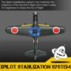 Volantex RC Plane 2.4G 4CH Remote Control Airplane EPP 400mm Wingspan 6-Axis Aerobatic Fighter 761-15 Zero Fighter RTF 5