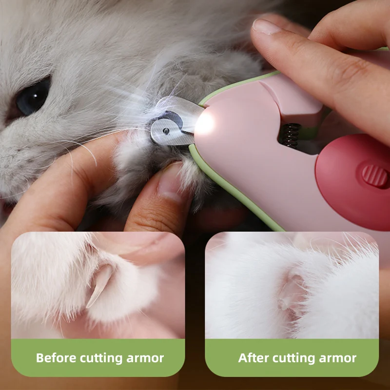 HOOPET Cat Nail Clippers Round Hole Cat Nail Clippers Nail Clippers Special Cat Nail Clippers Novice Scissors Pet Supplies 2