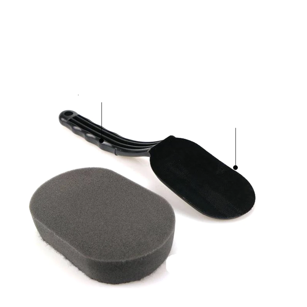 

Car Sponge Brush Waxing, Cleaning And Polishing The Interior Of Automobile Tyres ABS+Sponge High Elasticity Absorbent Sponge