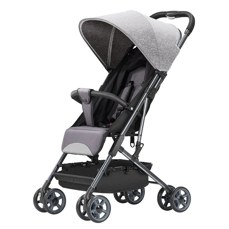 Baby Stroller Suitable for Travel Lightweight Foldable Baby Stroller with Sitting and Lying Function Can Be Taken on Airplanes