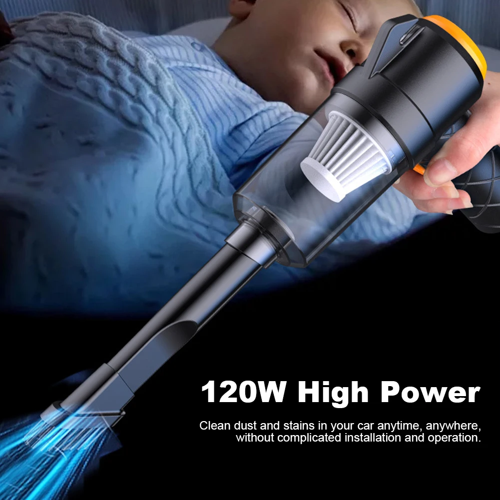 Car Vacuum Cleaner 3500PA 120W High Power Vacuum Cleaner Portable Wireless Car for Home Keyboard Cleaning vacuum cleaner handheld vacuum cleaner wireless vacuum cleaner portable vacuum cleaner