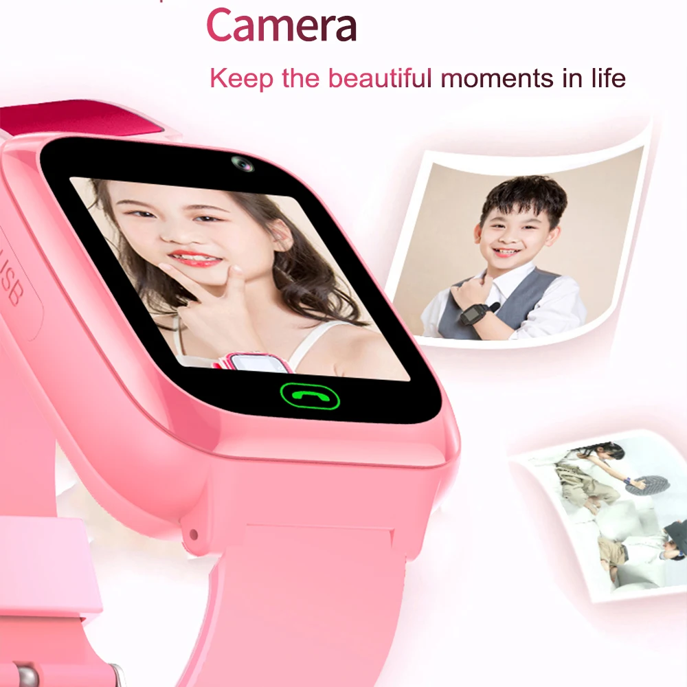 New Smart Watch Kids Game 2G Phone Call Music Video Play Flashlight 6 Games Smartwatch Camera Alarm Clock For Boys Girls Gifts