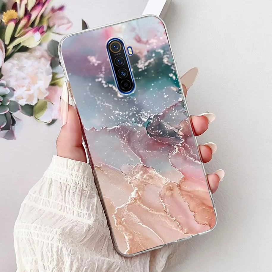 Floral Soft Clear Silicone Phone Case with Bumper Protection