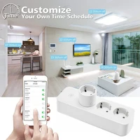 Tuya WiFi Smart Power Strip 3 EU Plug Smart Socket with Power Monitor Home Appliances Timer Outlet for Alexa Google SmartThings - Image 2