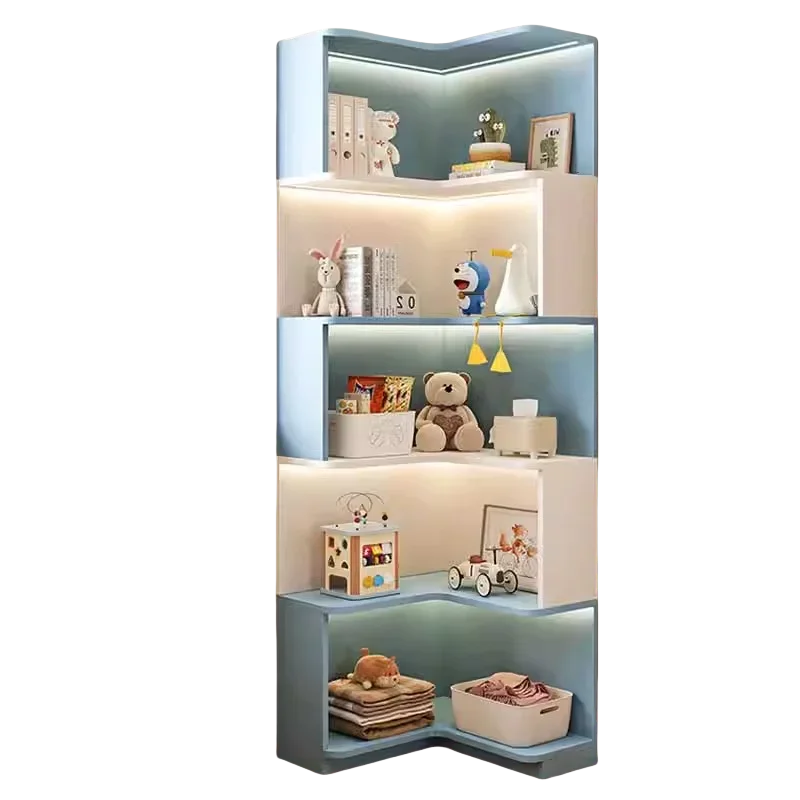 Children's Organizer Bookcase Kids Library Shelf Shelving Toys Shelves Bookshelf Storage Cabinets Scaffale Living Room Furniture