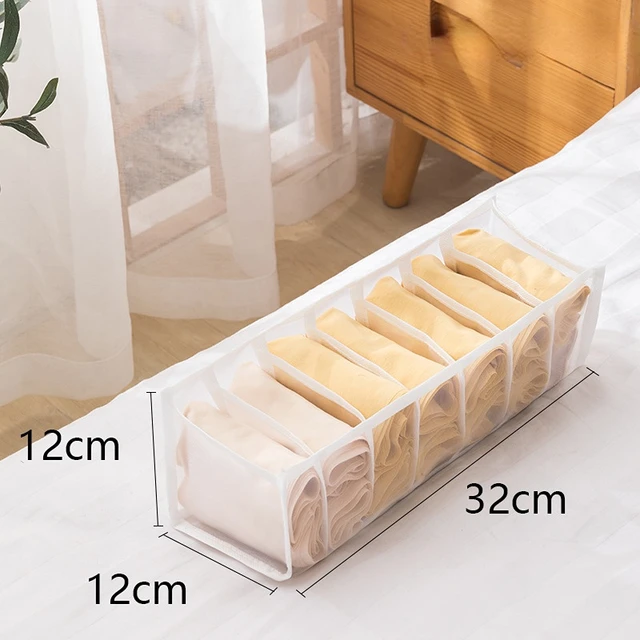 Organizador de ropa interior, caja de almacenamiento para sujetadores,  bragas, calcetines, armario, Cajones, cajas separadoras - AliExpress