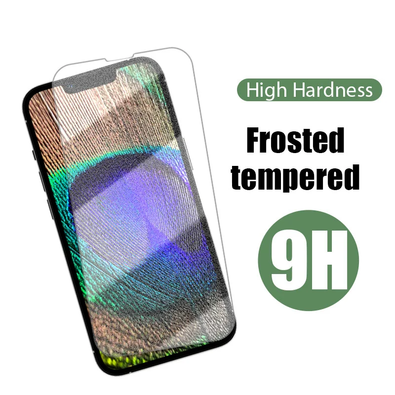 

9D матовое закаленное стекло, Защита экрана для Iphone 13 12 X XR XS 11 Pro Max 8 7 Plus 6S, защитное стекло