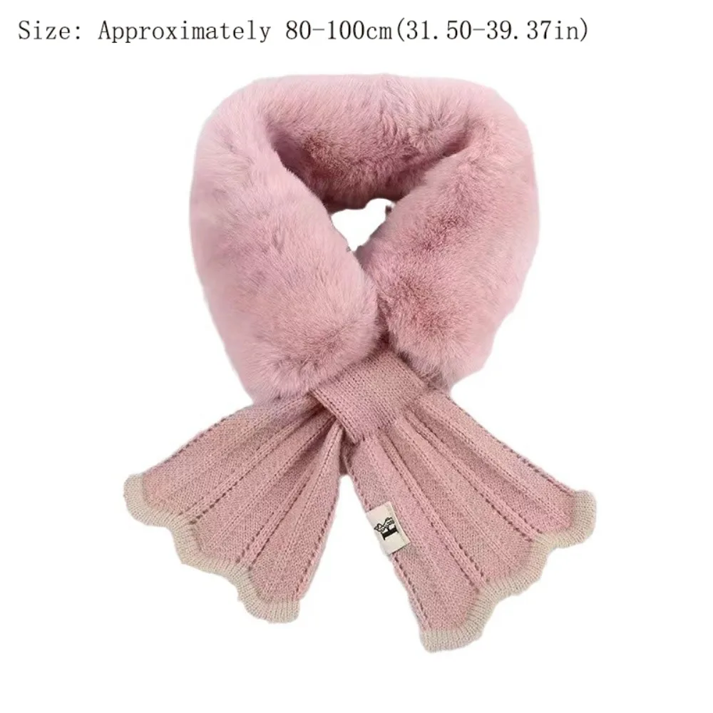 Fashion Cross Knitted Scarf Windproof Shawl Wool Collar Neck Protect Thicken Cervical Spine Warm Scarve Women Accessories