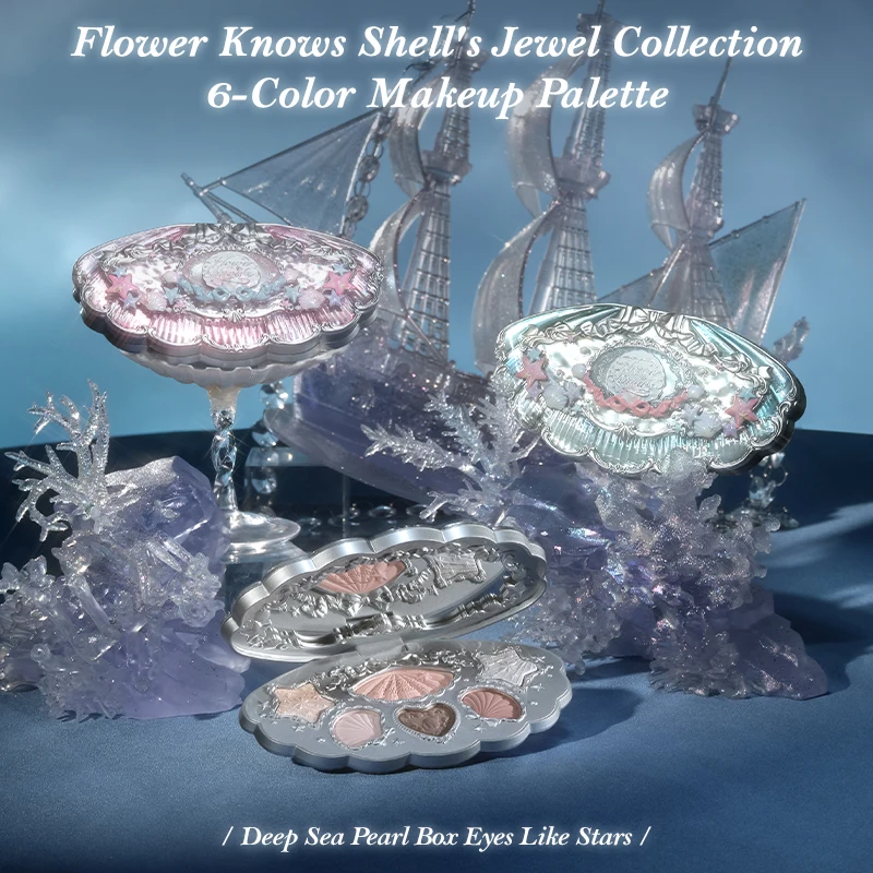 アイシャドウ Flower Knows Shells Jewel Collection Flower knows shell's jewel collection eyeshadow palette
