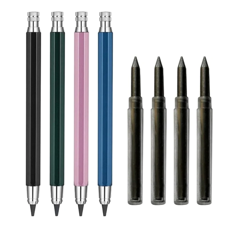 5.6mm Diameter Mechanical Clutch Holder Pencil for Woodworking, Drawing, Writting, Sketching, Art